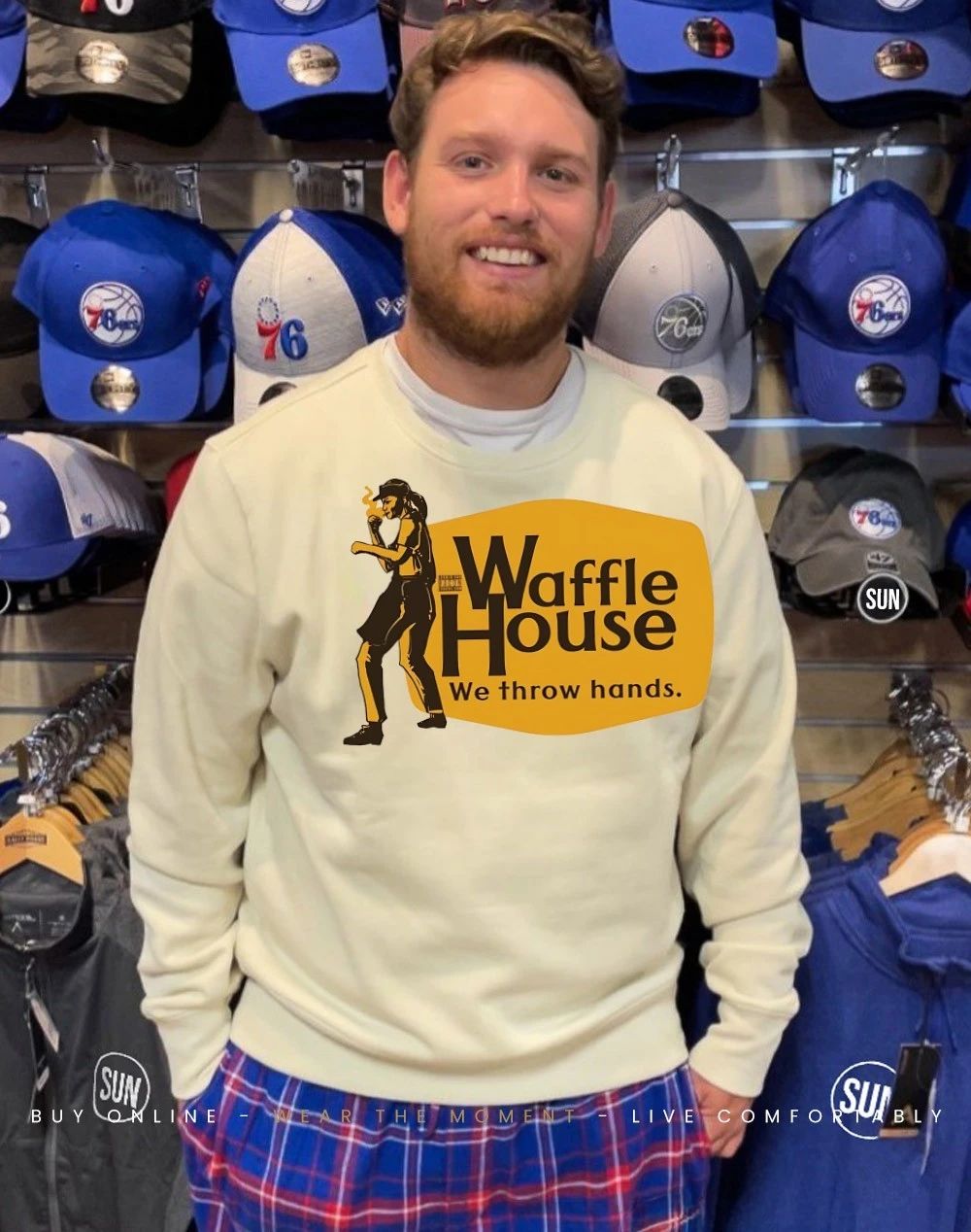 Waffle house we throw hands Cracker Barrel shirt