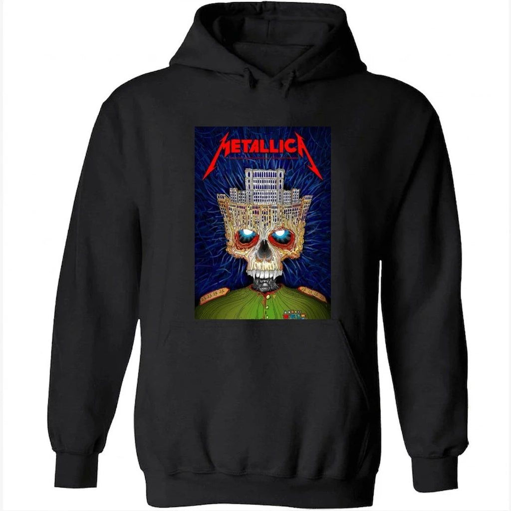 Metallica M72 Bucharest 2026 Venue Poster Stadium Tour Bucharest Romania At Arena Nationala On 13 May 2026 Palace Of Parliament Crown Skull Poster Shirt
