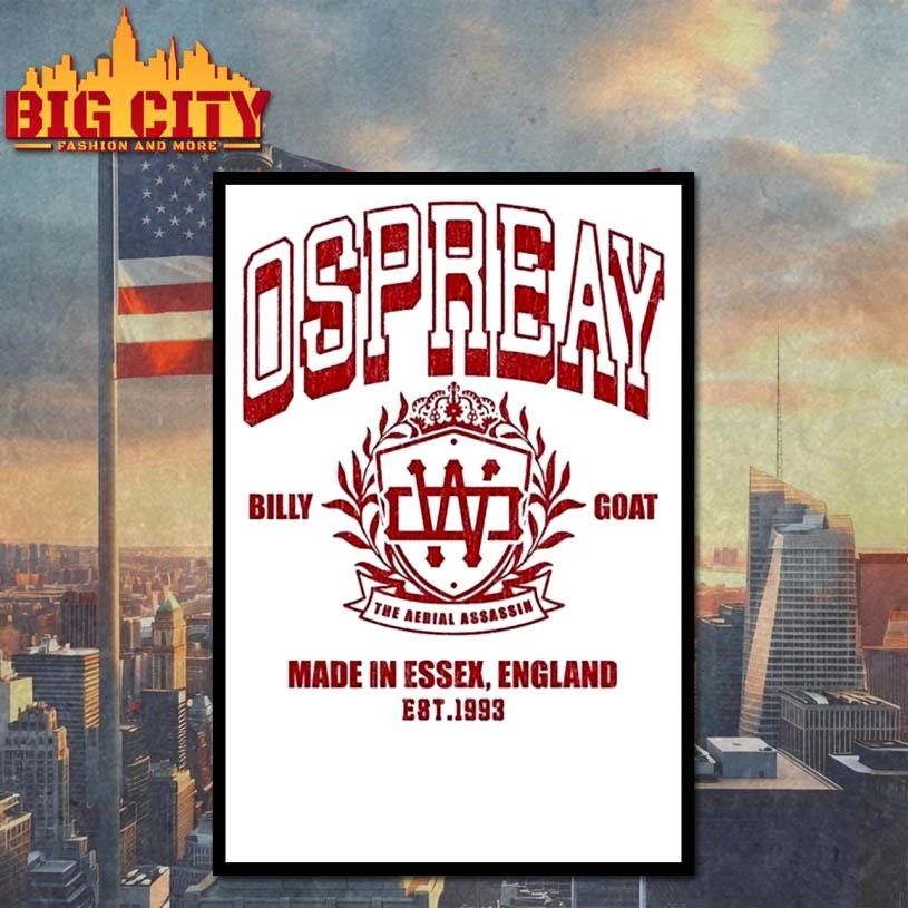 Will Ospreay Billy Goat Made In Essex England Baseball Shirt