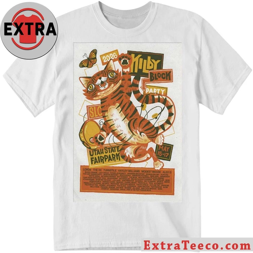 Kilby Block Party Salt Lake City UT 5 15-5 17 2026 Poster Shirt