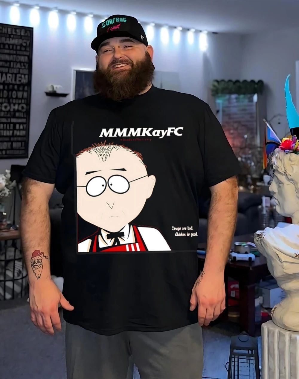South Park KFC mmmkayFC drugs are bad chicken is good shirt