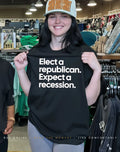 Elect a republican expect a recession shirt