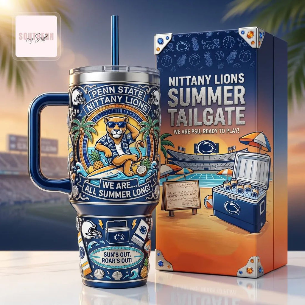 Penn State Nittany Lions Summer Tailgate 40oz Insulated Tumbler with Handle