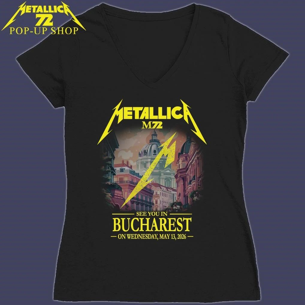 Metallica M72 See You In Bucharest On Wednesday May 13th, 2026 Shirt