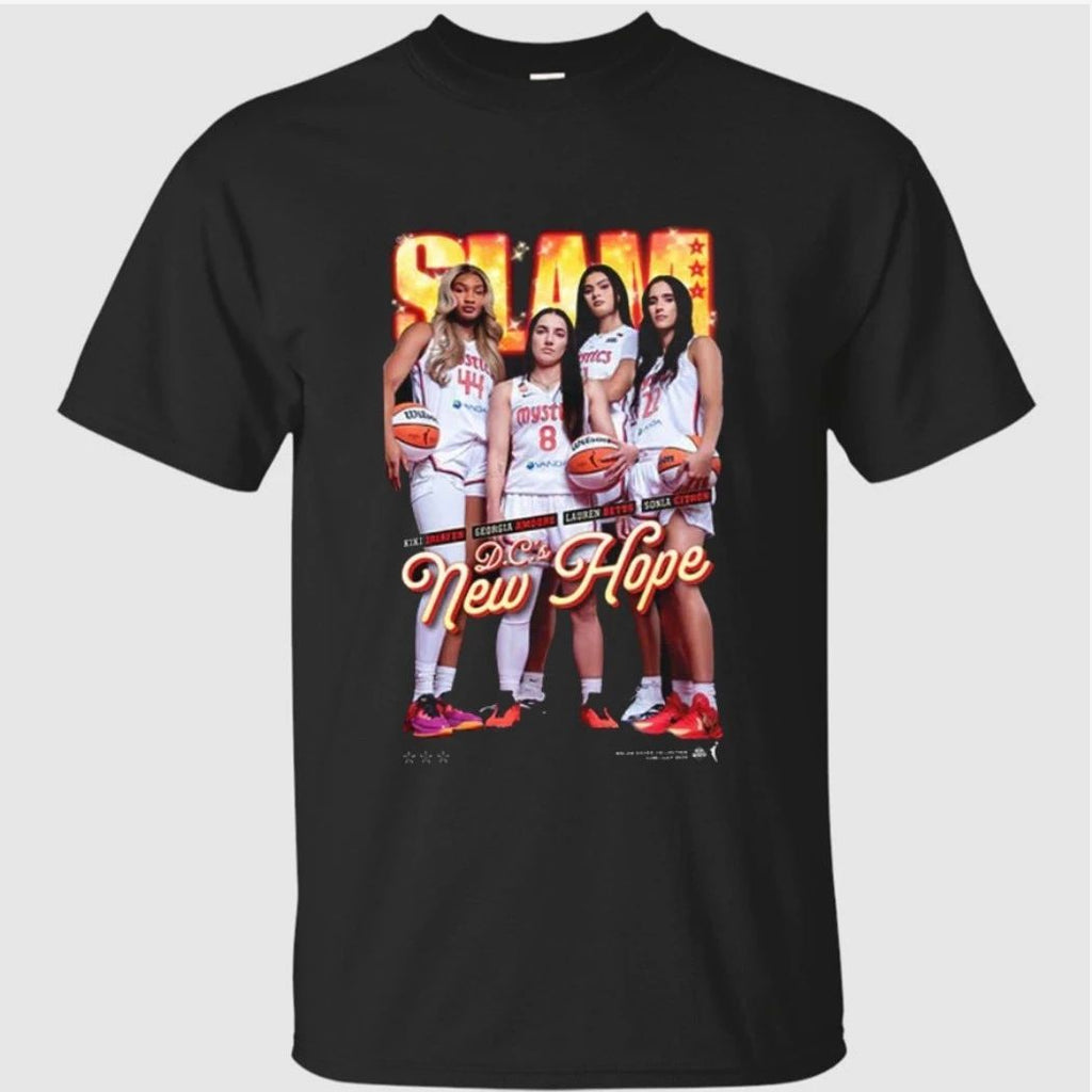 SLAM 262 x Washington Mystics Cover Poster Magazine 30 Years In The Future Of The WNBA Shirt