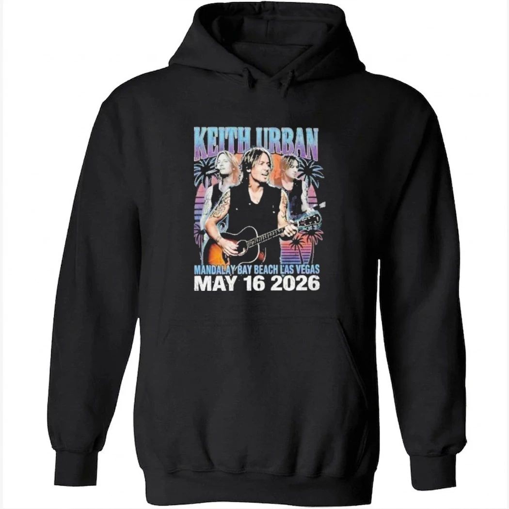 Keith Urban Las Vegas Concert May 16 2026 Mandalay Bay Beach Concert Vintage Bootleg Shirt