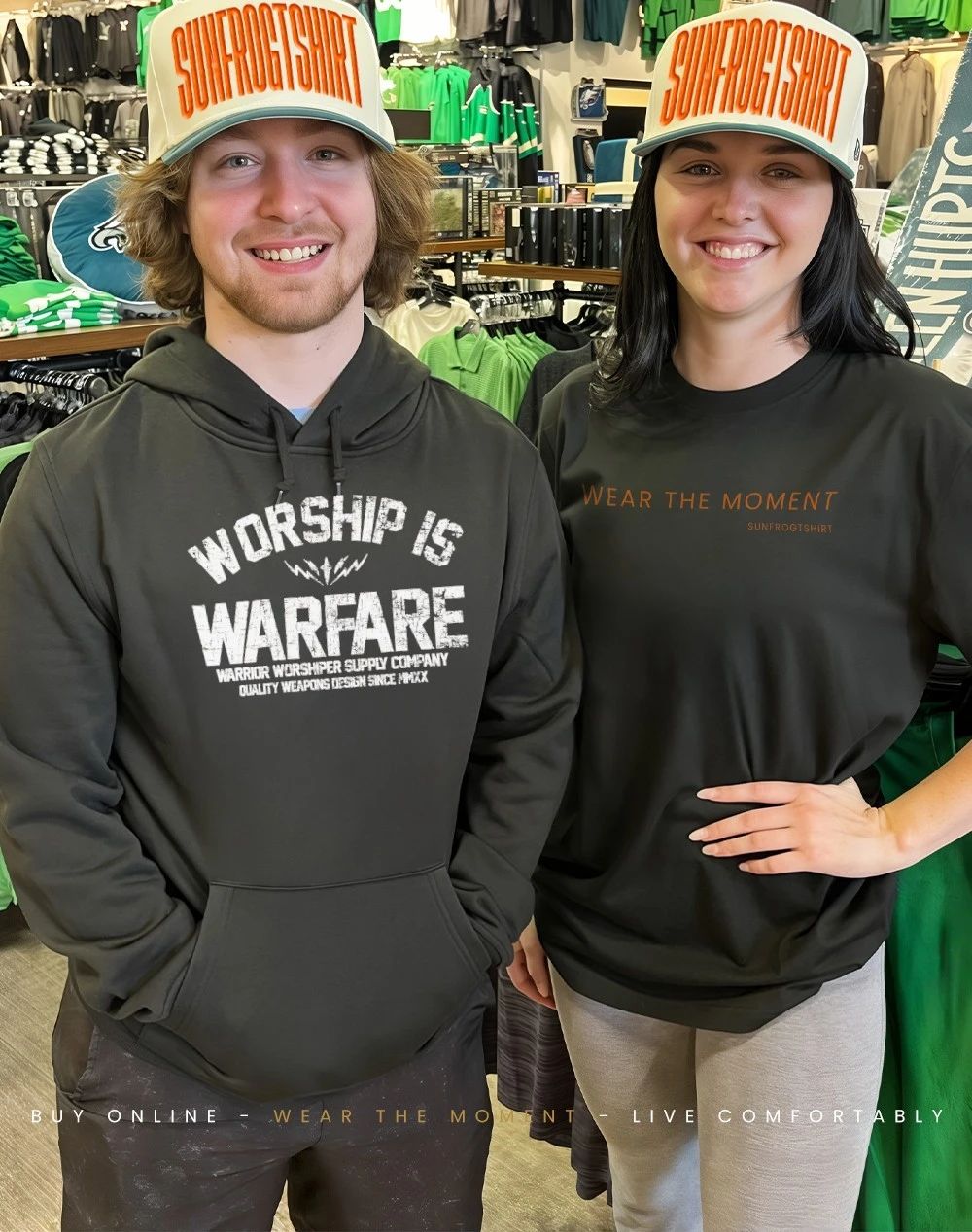 Worship is warfare Warrior Worshiper Supply Company shirt
