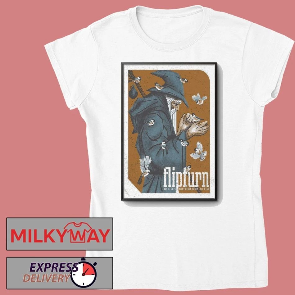 Flipturn May 17 2026, Salt Lake City UT Poster shirt