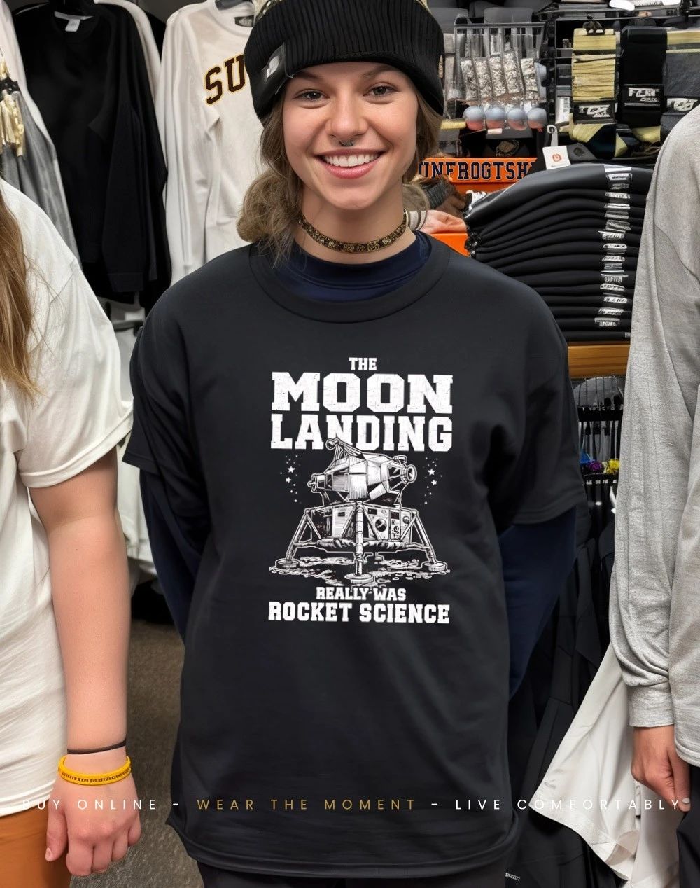 The moon landing really was rocket science shirt