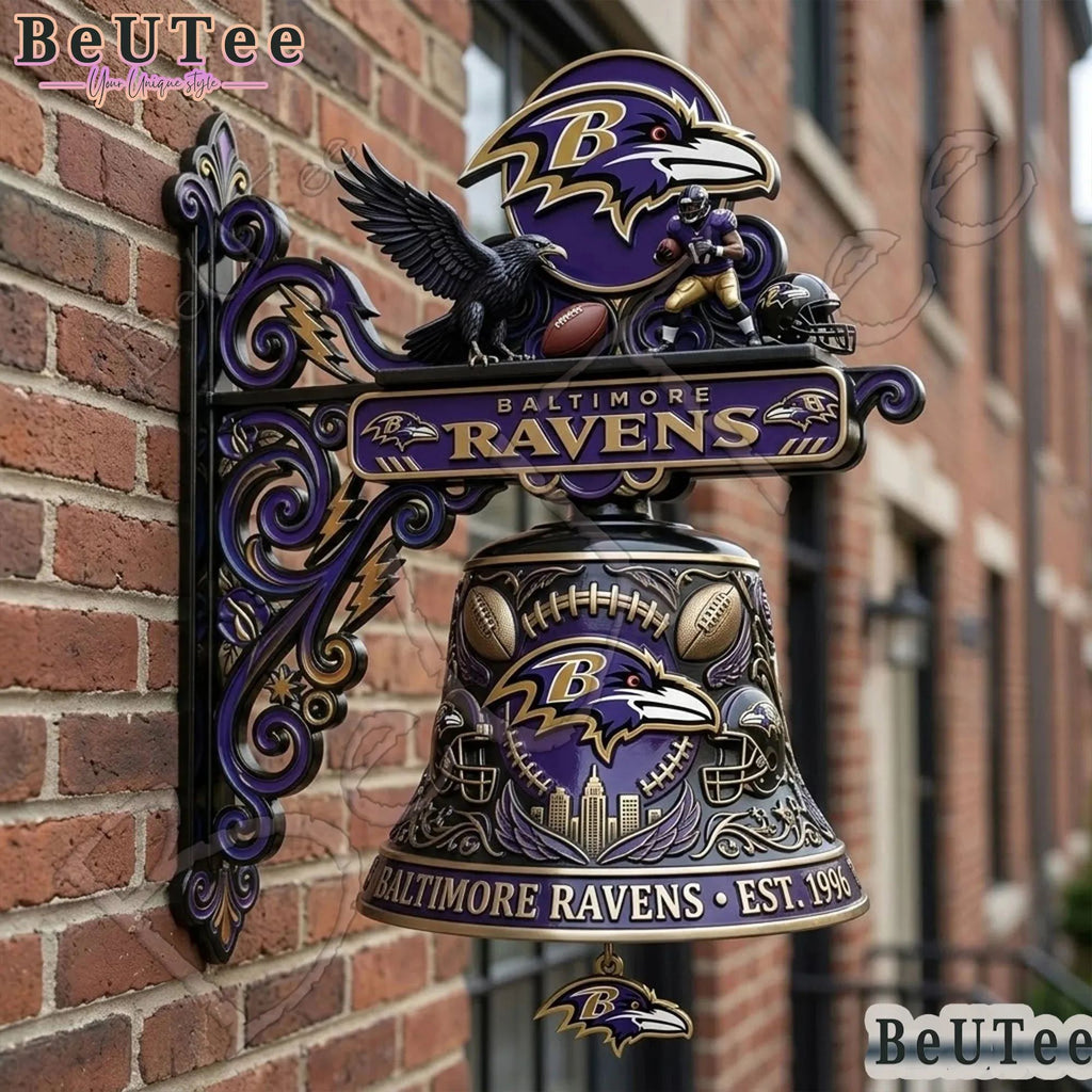 Baltimore Ravens Premium 3D Wall Bell
