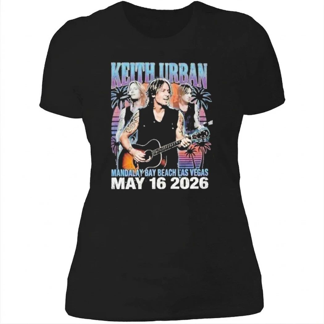 Keith Urban Las Vegas Concert May 16 2026 Mandalay Bay Beach Concert Vintage Bootleg Shirt