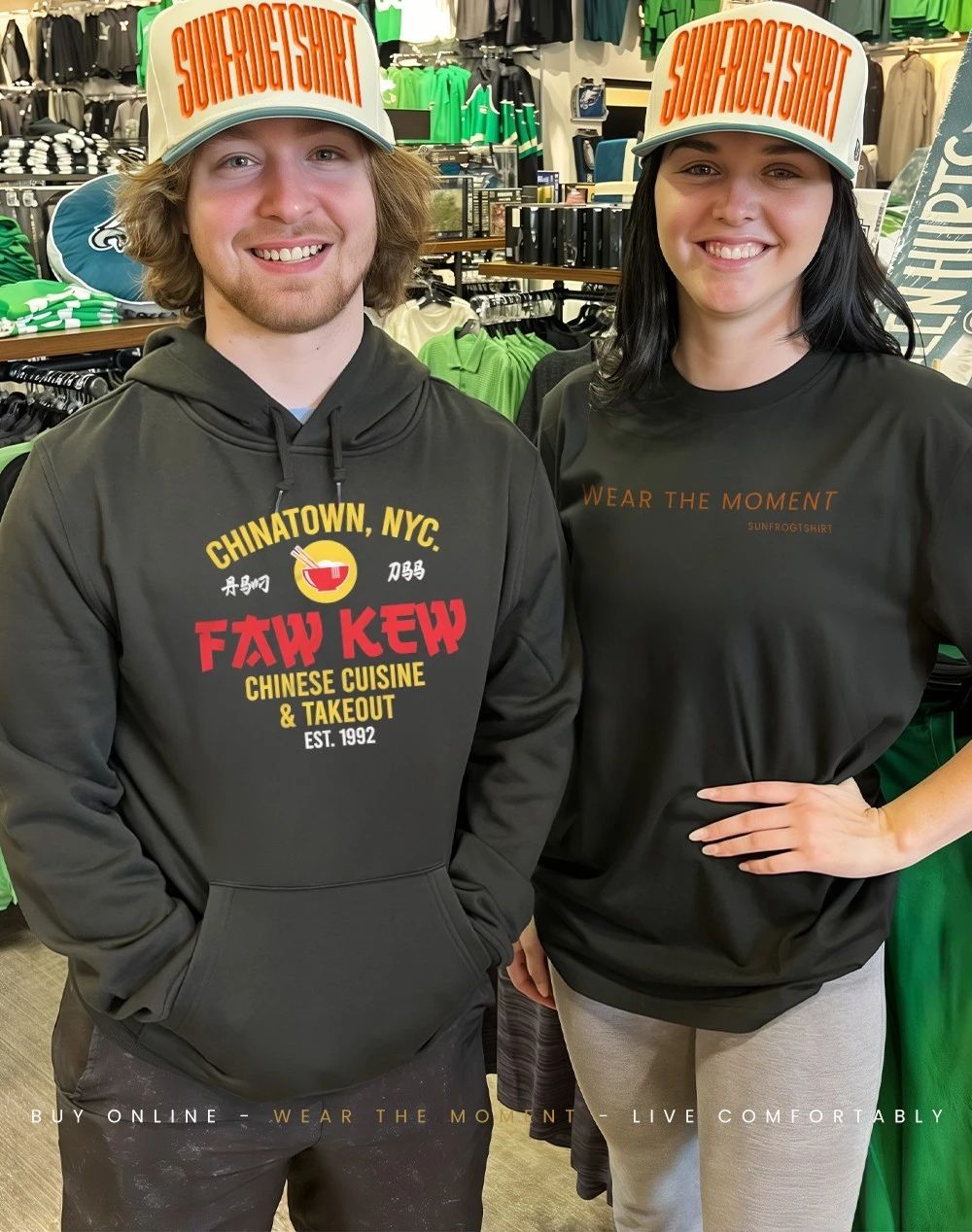 Faw Kew Chinese cuisine and takeout est 1992 shirt