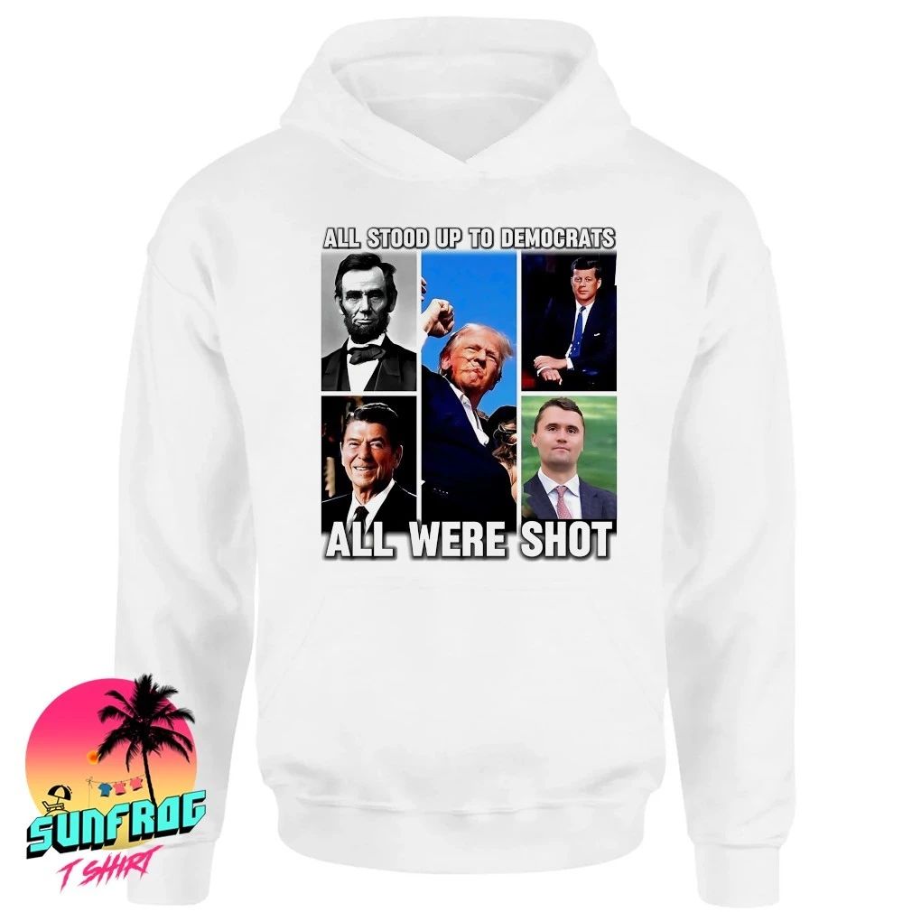 Republican team all stood up to democrats all were shot shirt