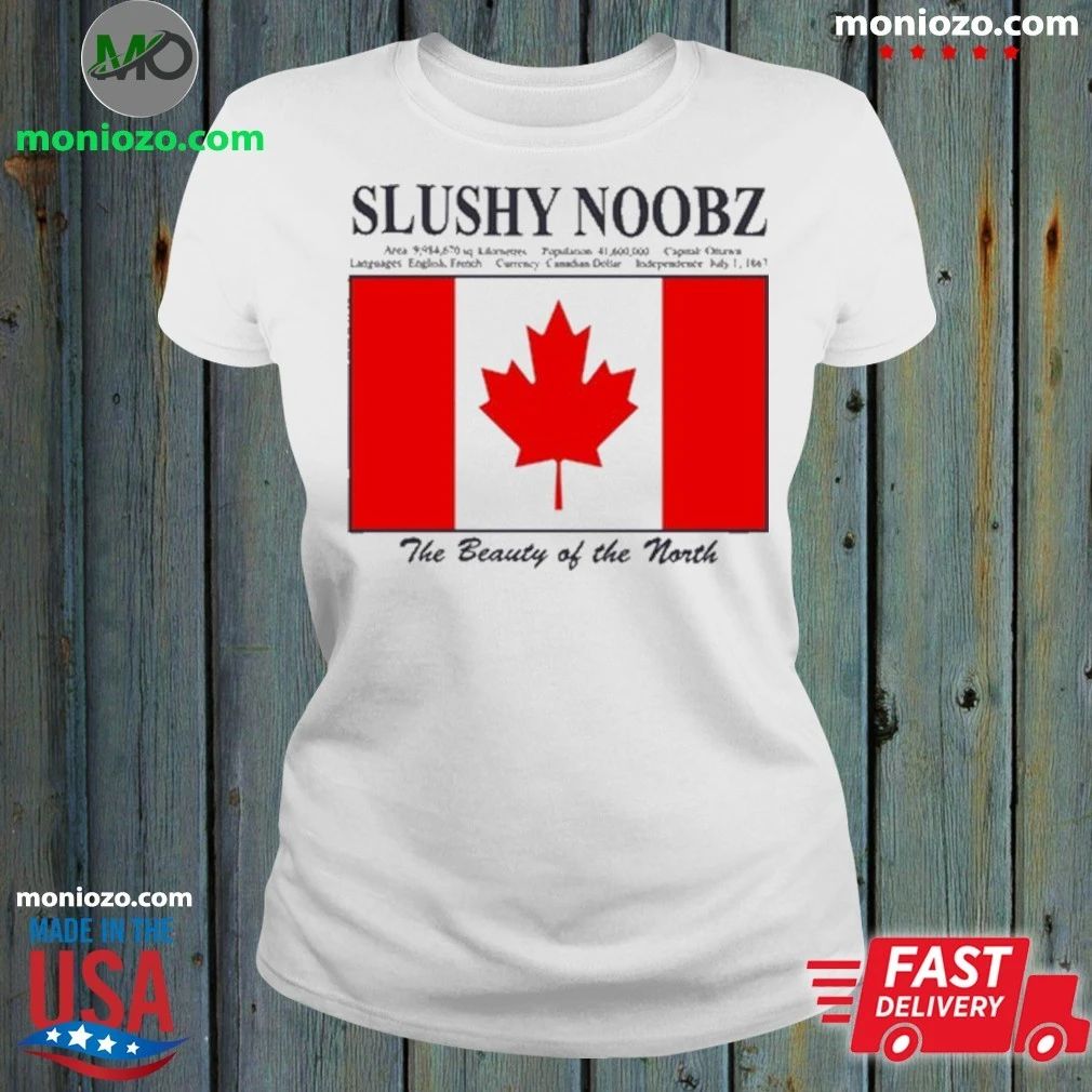 Original Slushy Noobz Canada Facts Shirt