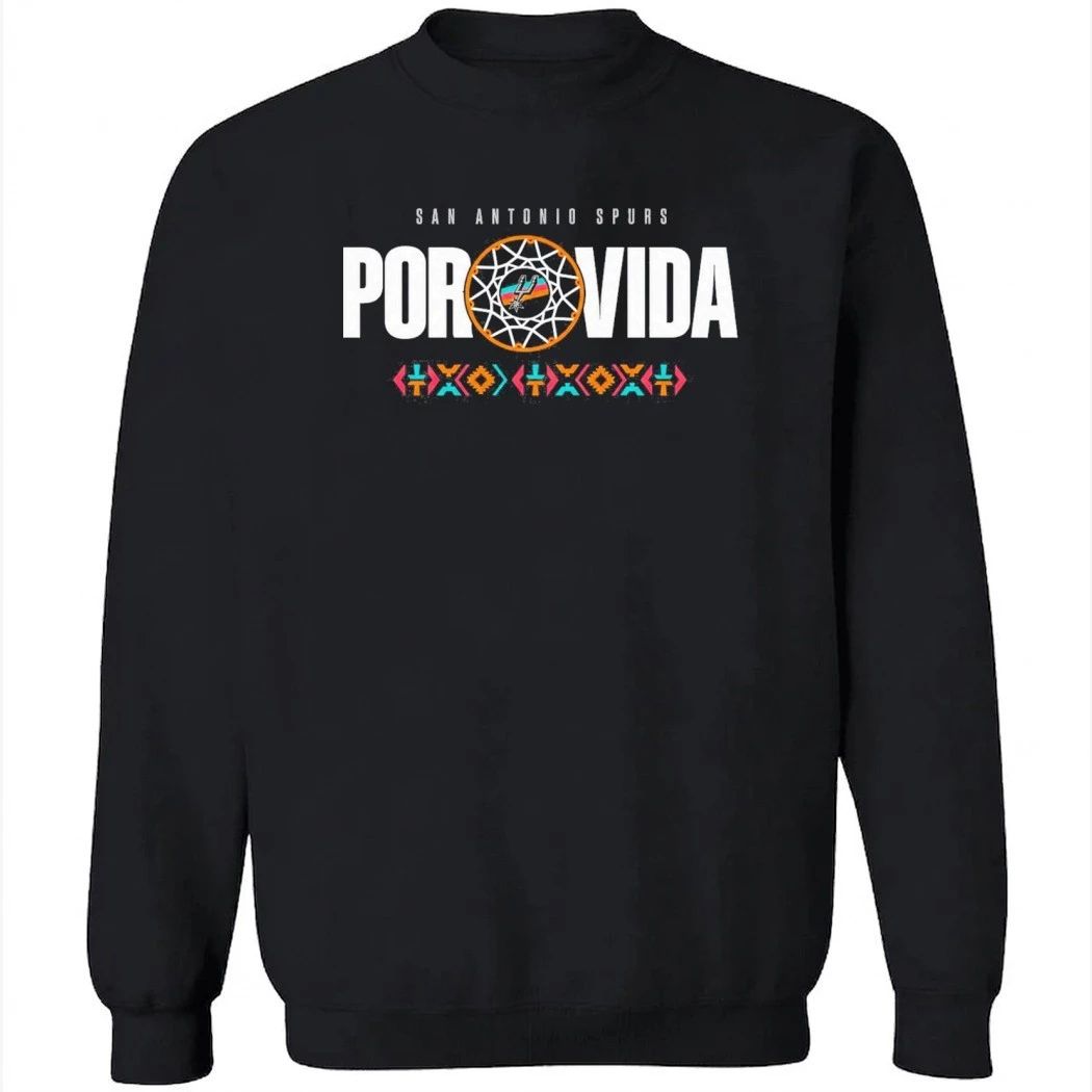 San Antonio Spurs Youth Item of the Game 2025-2026 City Edition Por Vida T-Shirt