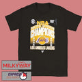 Los Angeles Lakers 2026 NBA Pacific Division Champions Locker Room T-Shirt