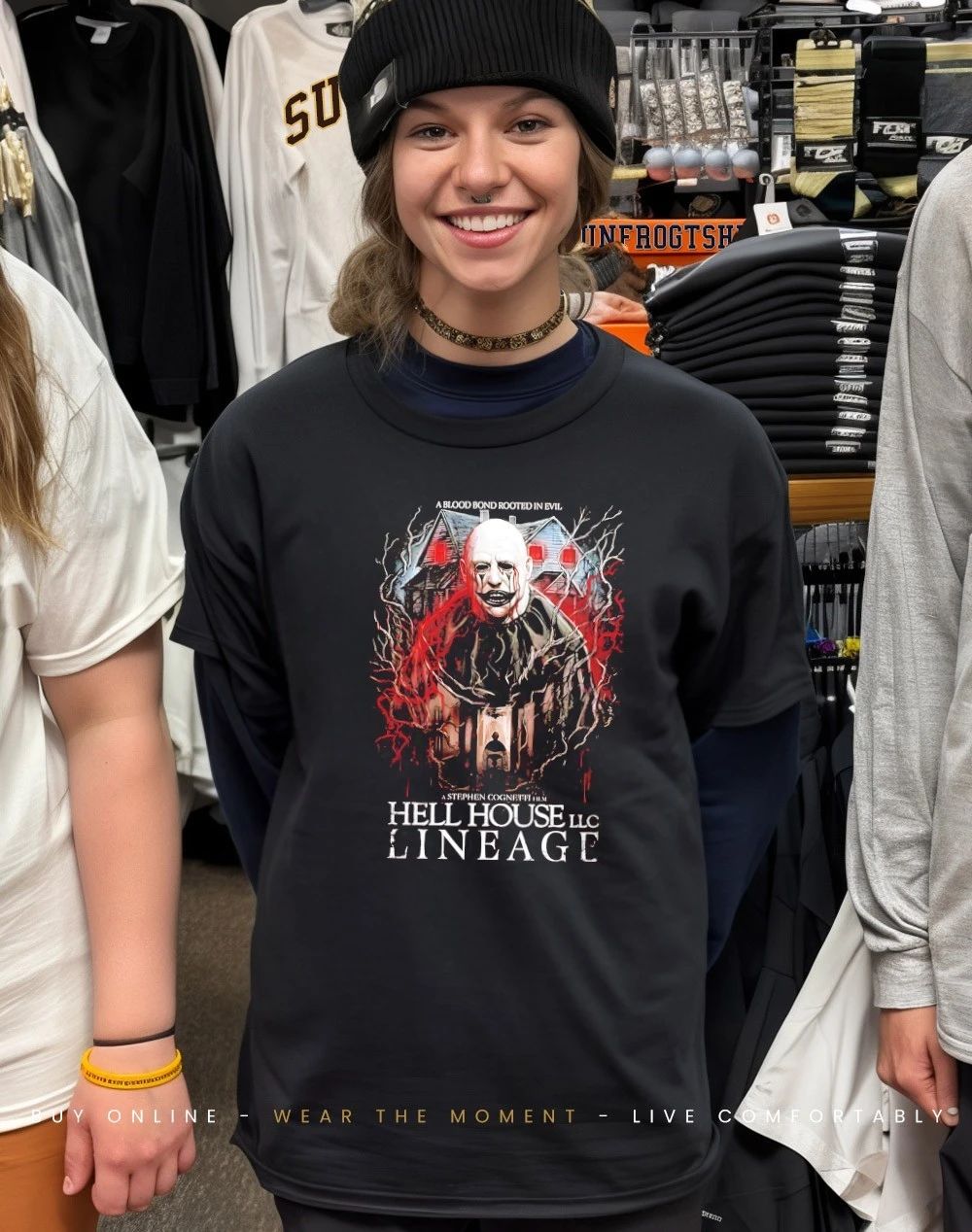 Hell House LLC Lineage a blood bond rooted in evil shirt