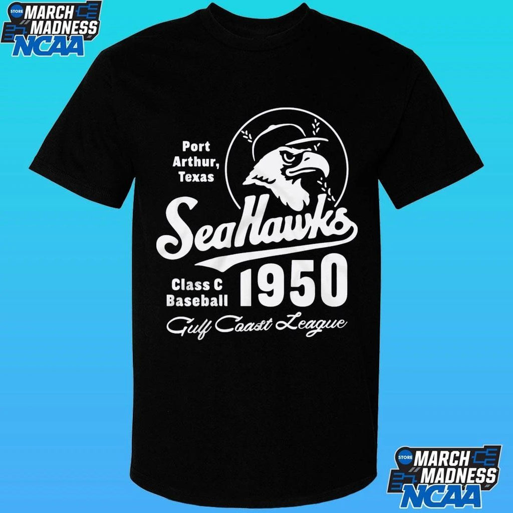 Sea Hawks Port Arthur Texas Guy Coast League Class C Baseball 1950 Shirt