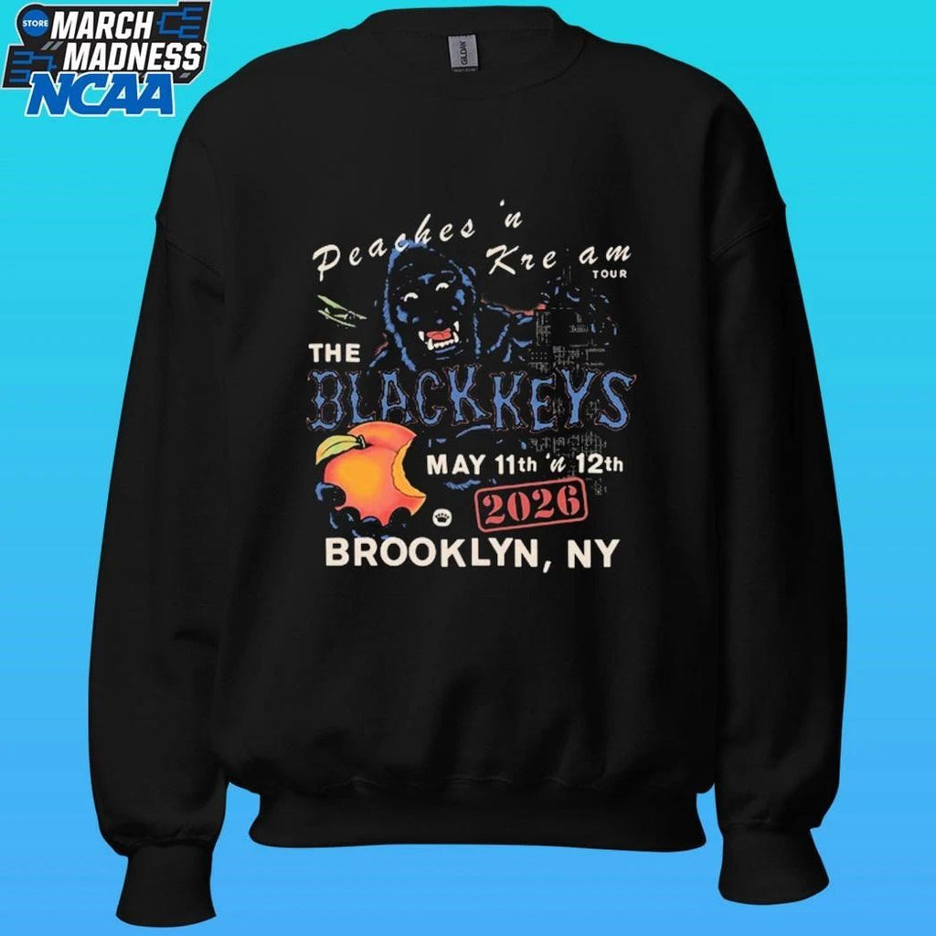 The Black Keys May 11-12 2026 Brooklyn Peaches N Kream Tour Tour Shirt