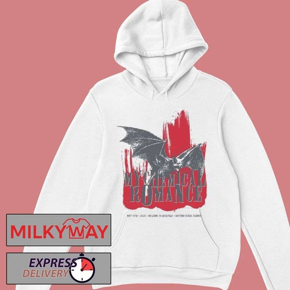 My Chemical Romance May 10 2026 Hoodie Daytona Beach TOUR shirt