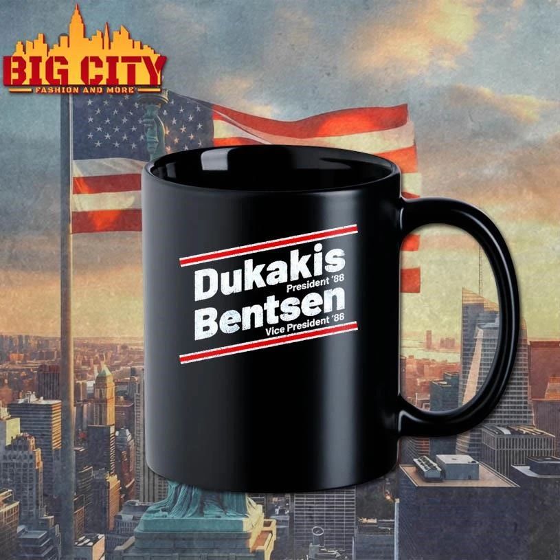 Michael Dukakis president ’88 and vice president Lloyd Bentsen shirt
