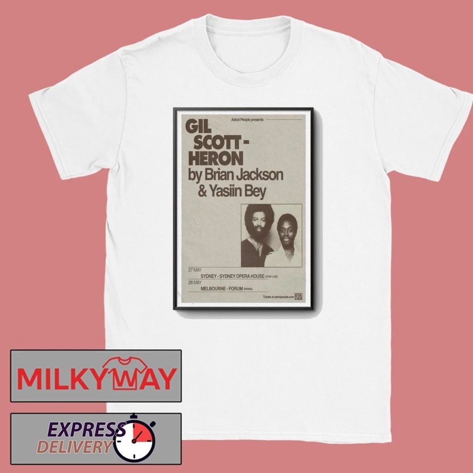 May 27 2026 Gil Scott-Heron Poster Sydney Opera House TOUR shirt