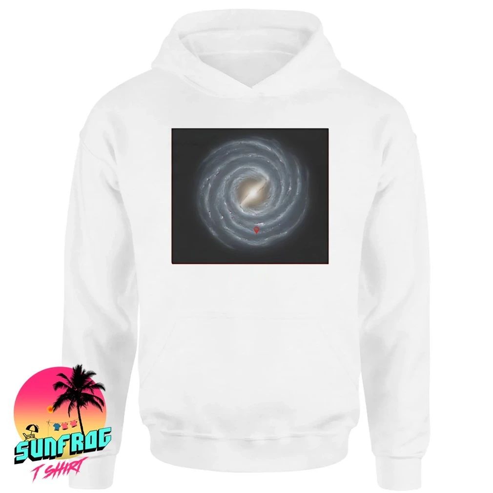 Galaxy where is earth shirt