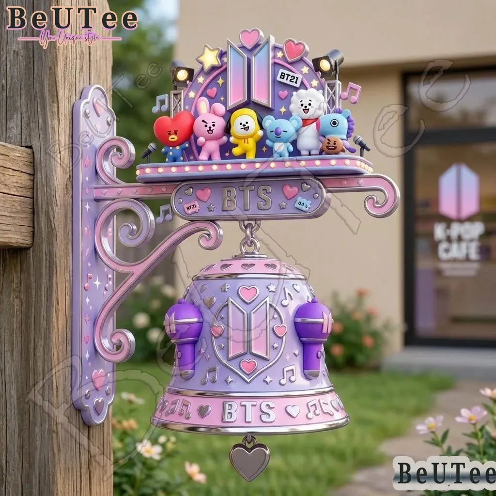 BTS K-Pop Premium 3D Wall Bell