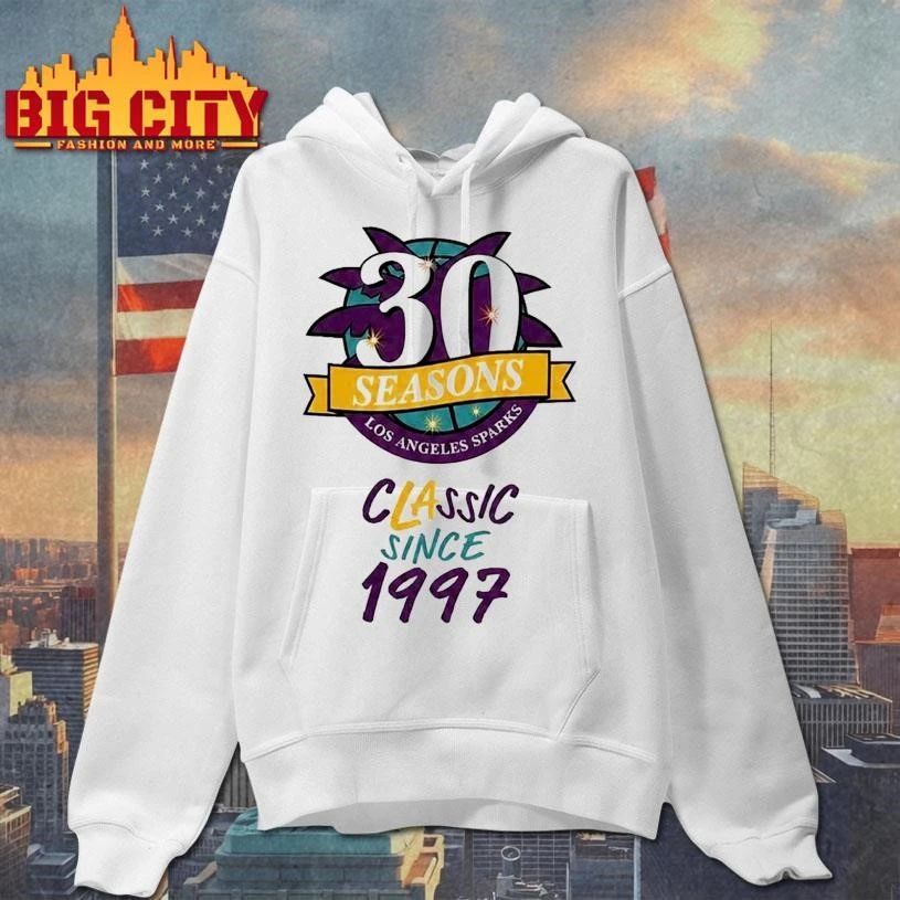 Los Angeles Sparks 30 Seasons Classic Since 1997 Shirt
