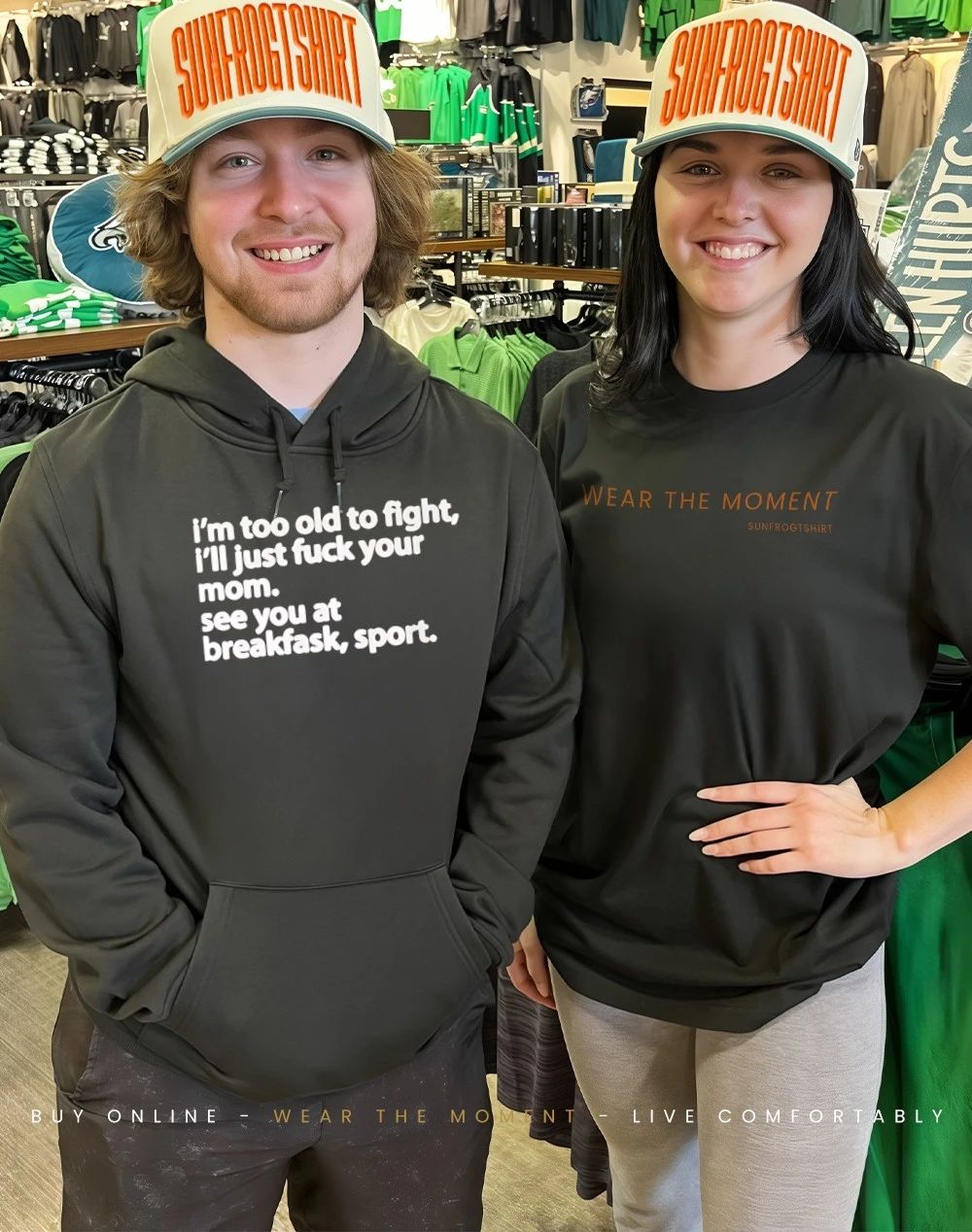I’m too old to fight I’ll just fuck your mom see you at breakfask sport shirt