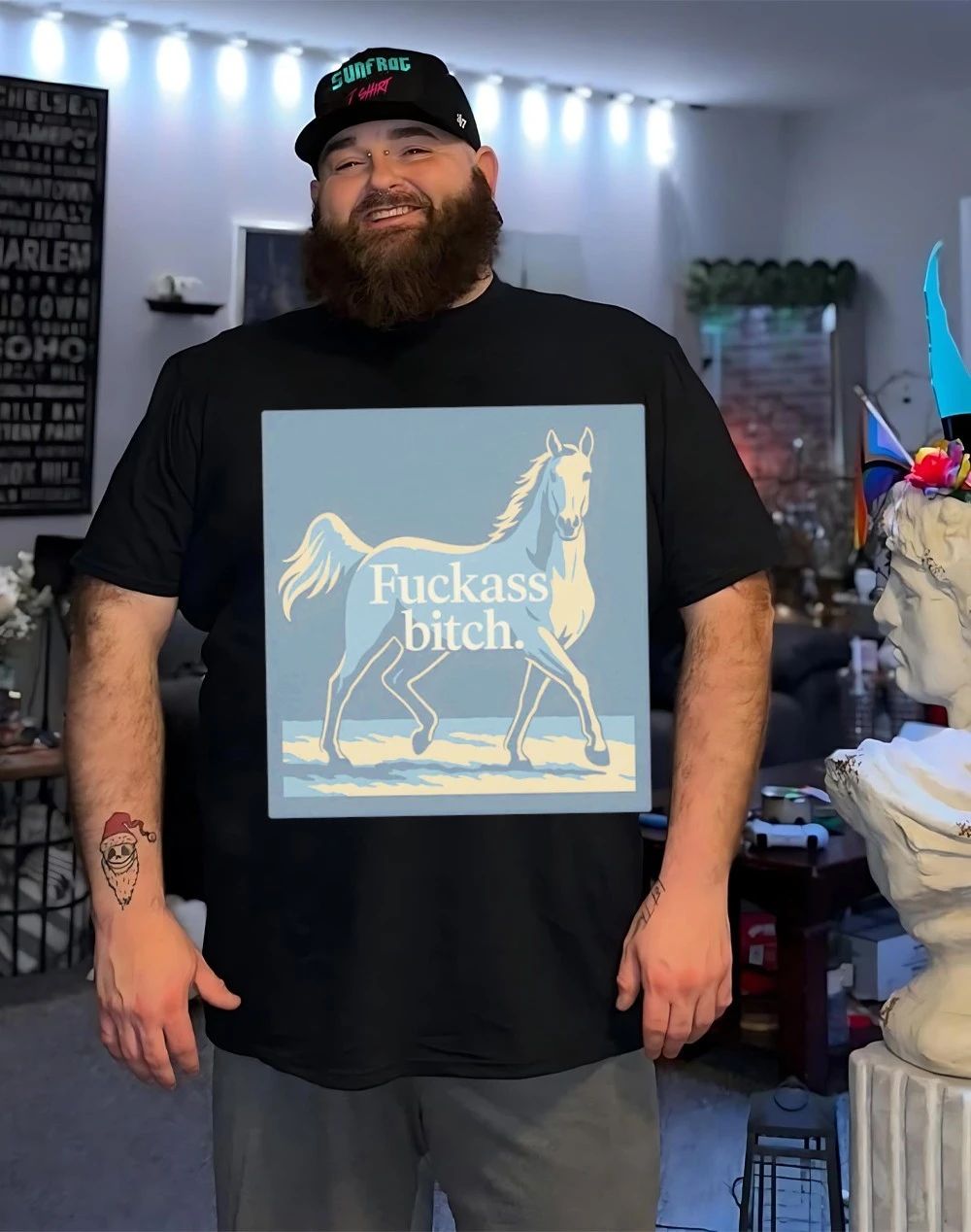 Funny horse fuckass bitch shirt