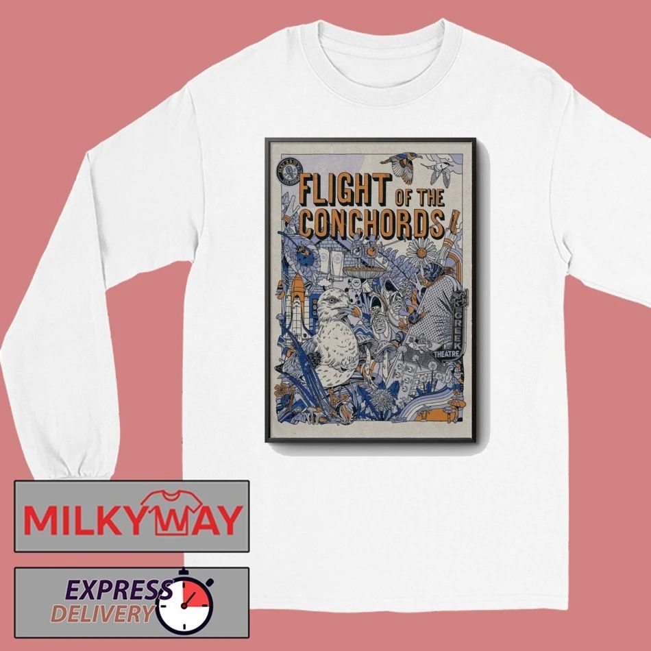 May 9-10 2026 TOUR Flight Of The Conchords The Greek Theatre Los Angeles, CA Poster shirt