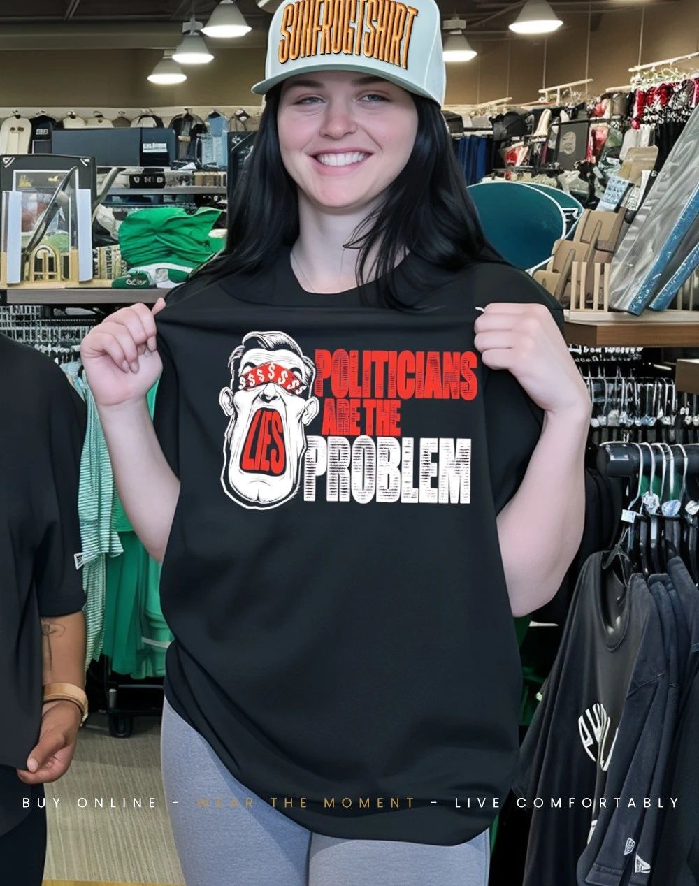 Money man lies politicians are the problem shirt