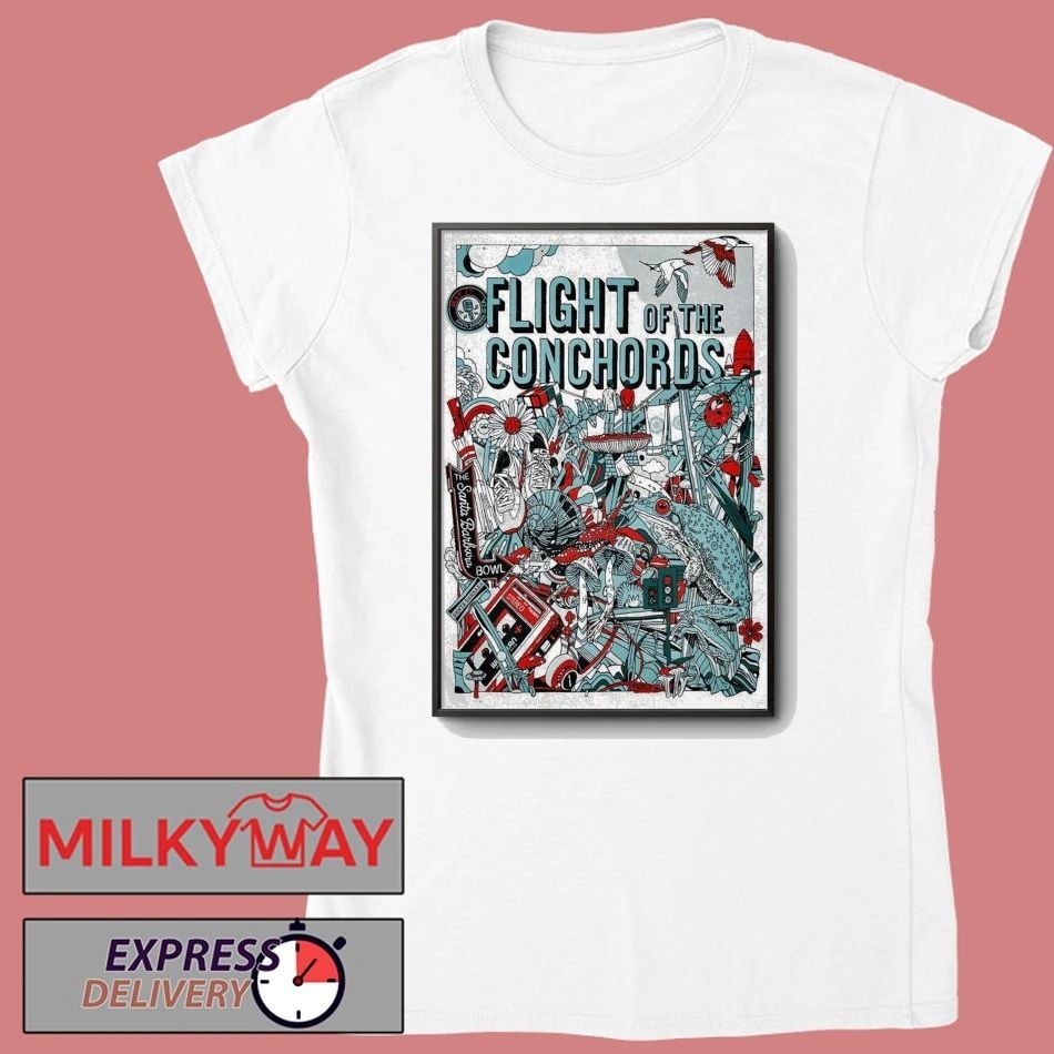 Flight Of The Conchords In Santa Barbara CA On May 7 2026 Tour Poster shirt