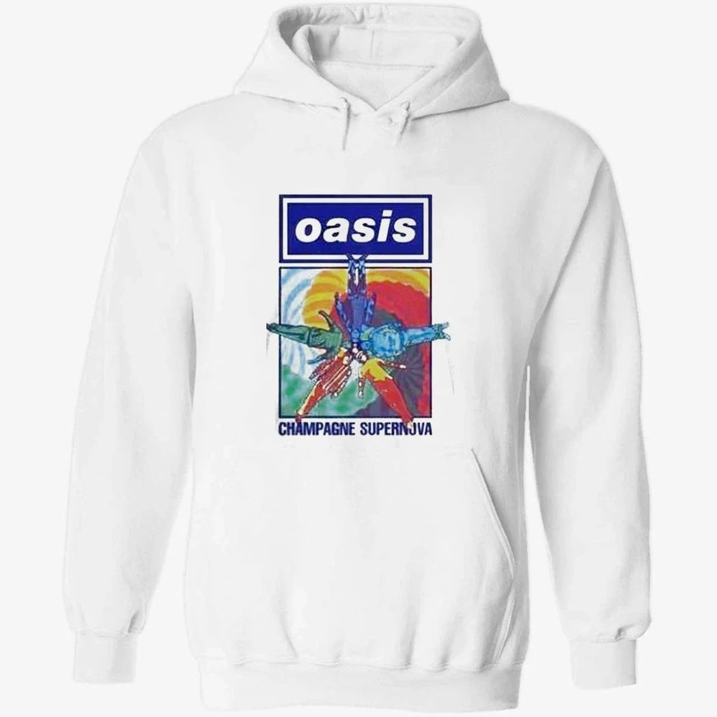 Oasis Champagne Supernova Band Floor Lay Shirt