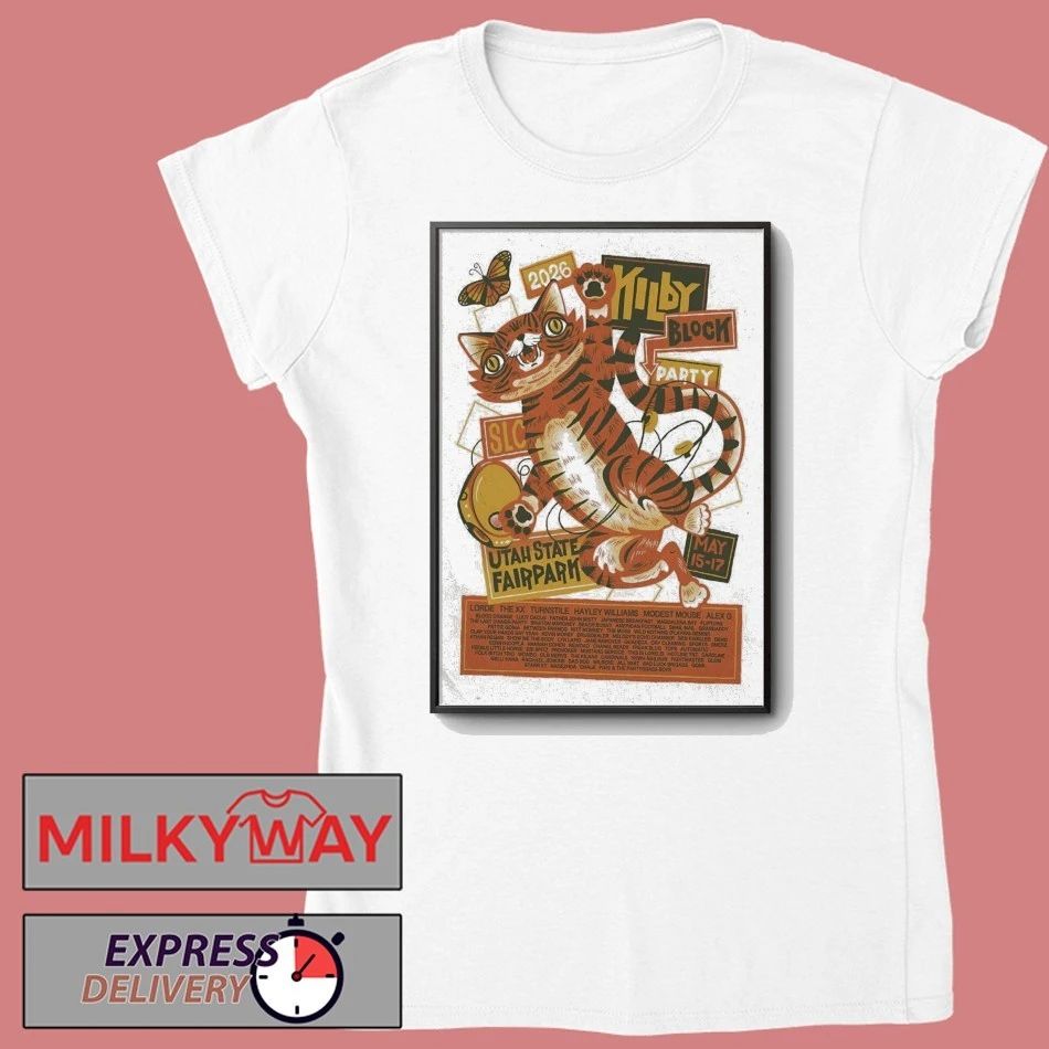 Kilby Block Party 5 15-5 17 2026 Salt Lake City UT Poster shirt