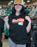 Shittles taste the asshole skittles rainbow parody shirt