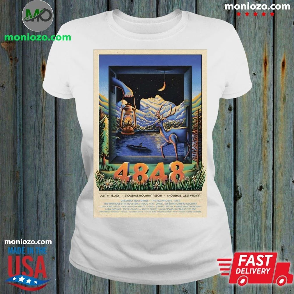 4848 Festival In Snowshoe W.V On July 16-18 2026 Poster Shirt