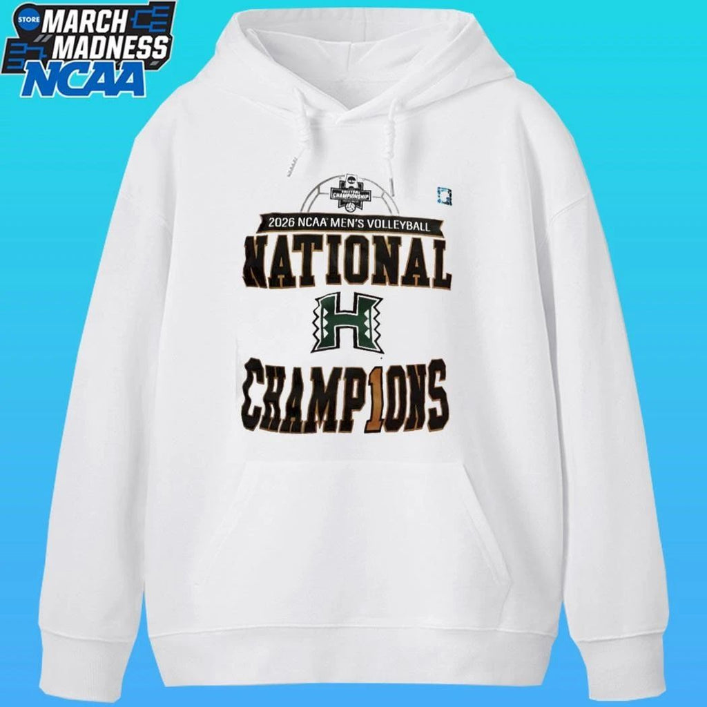 Hawaii Rainbow Warriors 2026 Ncaa Men’s Volleyball National Champions Locker Room Shirt