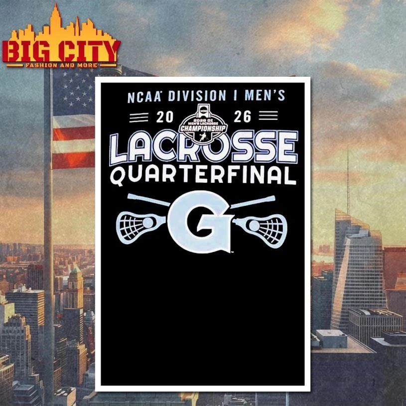 Georgetown Hoyas NCAA Division I men’s Lacrosse Quarterfinal 2026 Shirt