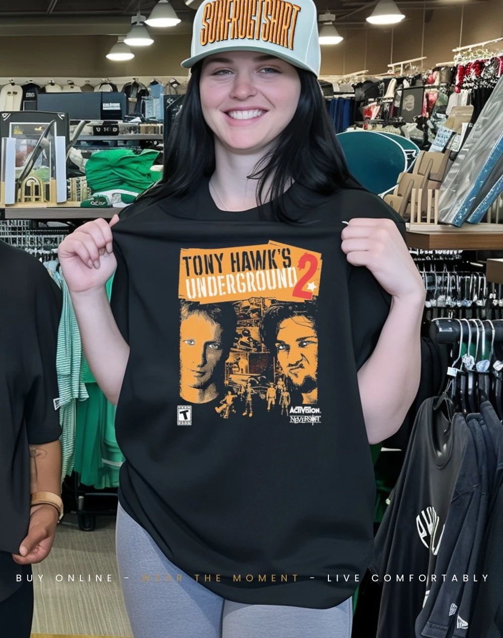 Tony Hawk’s underground 2 activision neversoft shirt