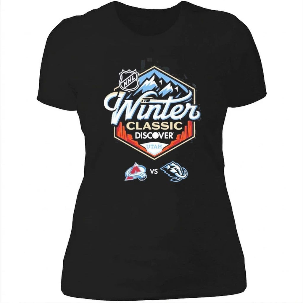 NHL Winter Classic 2027 Discover Utah Logo Colorado Avalanche Vs Utah Mammoth T-Shirt