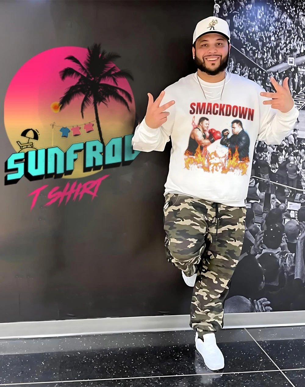 Wrestling Smackdown match up down syndrome shirt