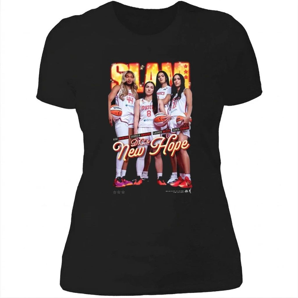 SLAM 262 x Washington Mystics Cover Poster Magazine 30 Years In The Future Of The WNBA Shirt