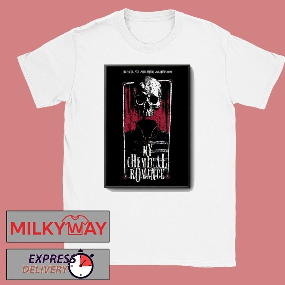 My Chemical Romance May 14 2026 In Columbus OH Poster shirt