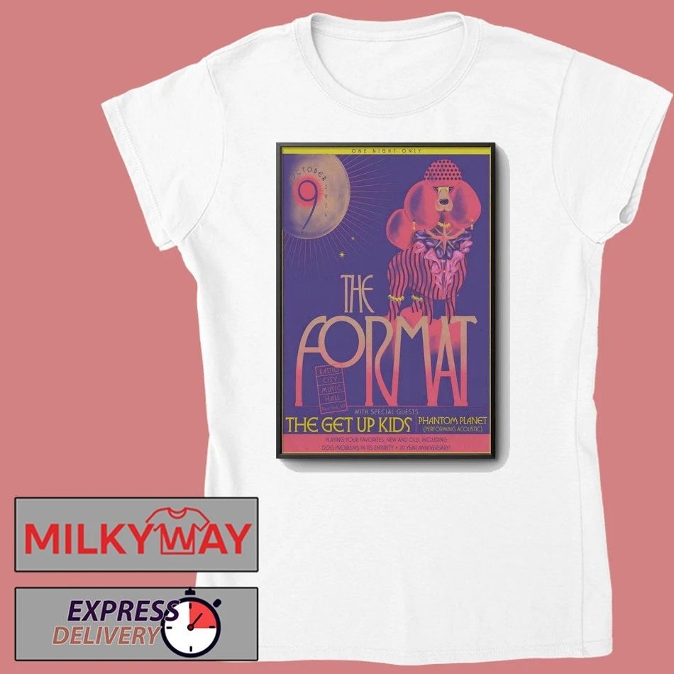 The Format NYC Event On Oct 9 2026 Poster shirt