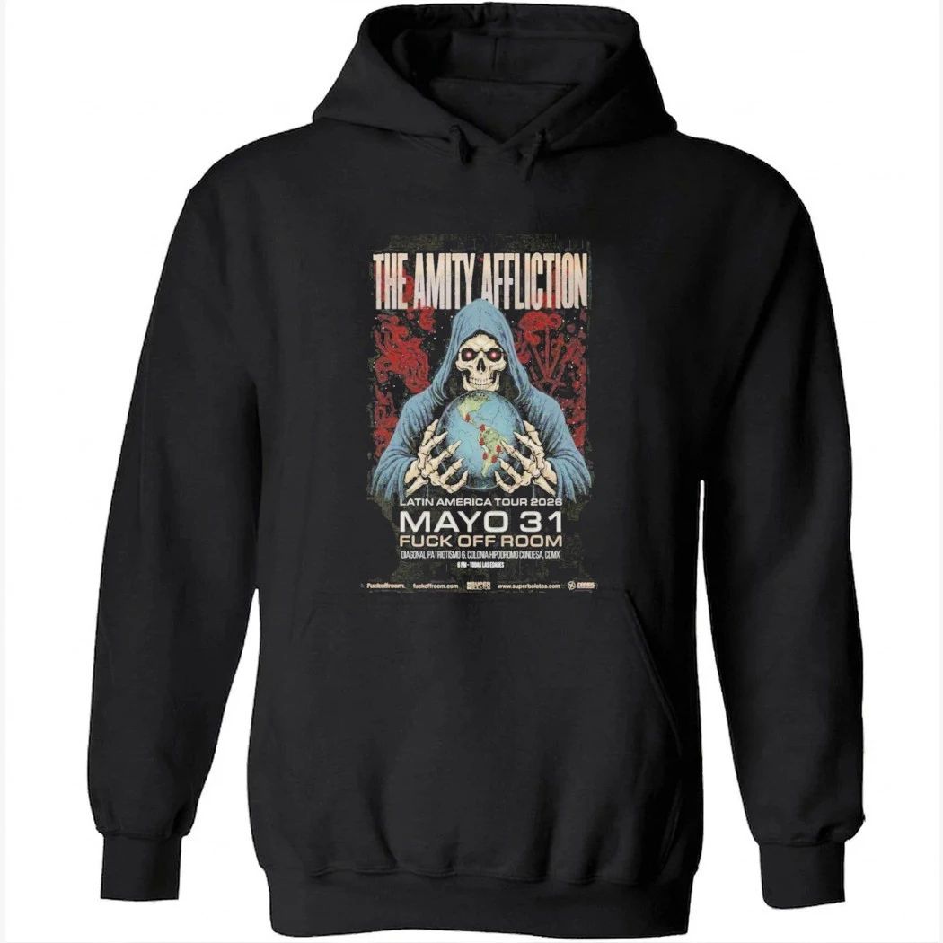 The Amity Affliction May 31 2026 TOUR FVCK OFF ROOM, Mexico City Shirt