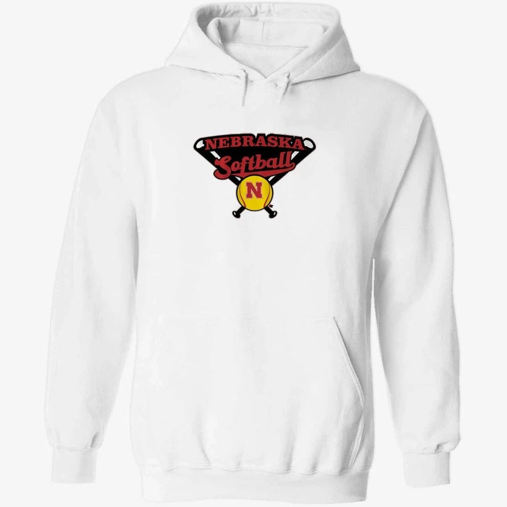 Nebraska Softball Crossed Bats Shirt