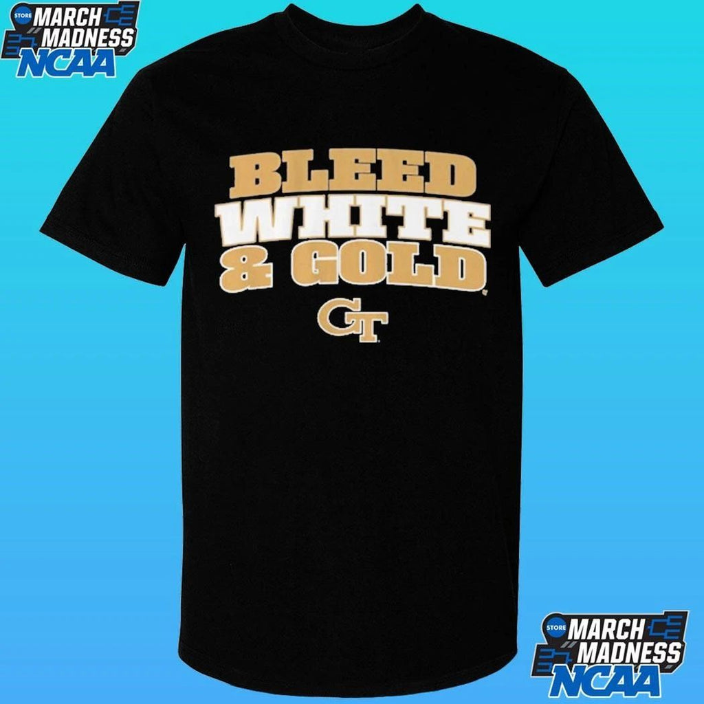 Georgia Tech Yellow Jackets Bleed White & Gold Shirt