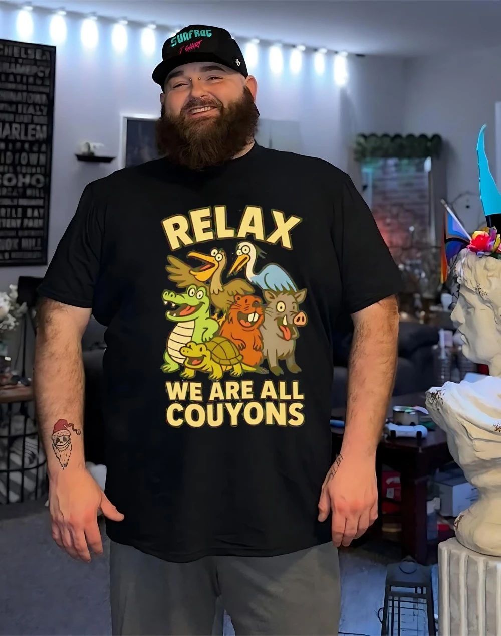 Animal relax we are all couyons shirt
